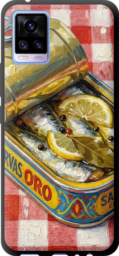 Vintage Sardine Tin Phone