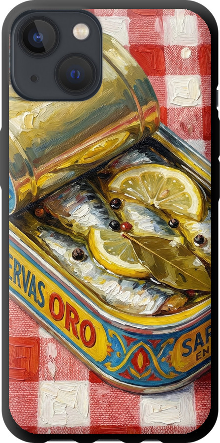 Vintage Sardine Tin Phone