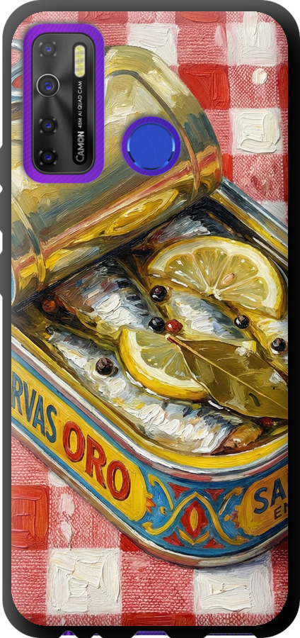 Vintage Sardine Tin Phone
