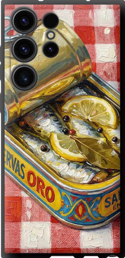 Vintage Sardine Tin Phone