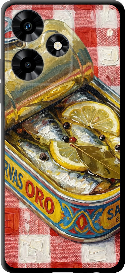 Vintage Sardine Tin Phone