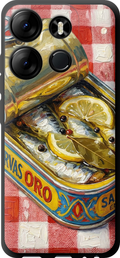 Vintage Sardine Tin Phone