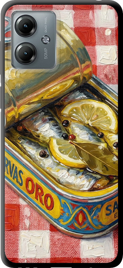 Vintage Sardine Tin Phone