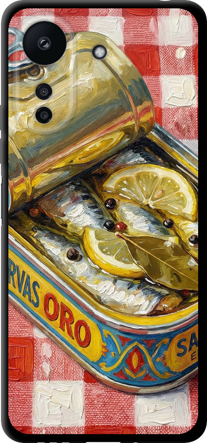 Vintage Sardine Tin Phone