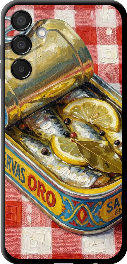Vintage Sardine Tin Phone