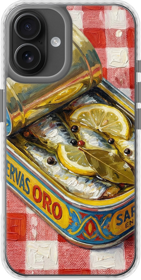 Vintage Sardine Tin Phone