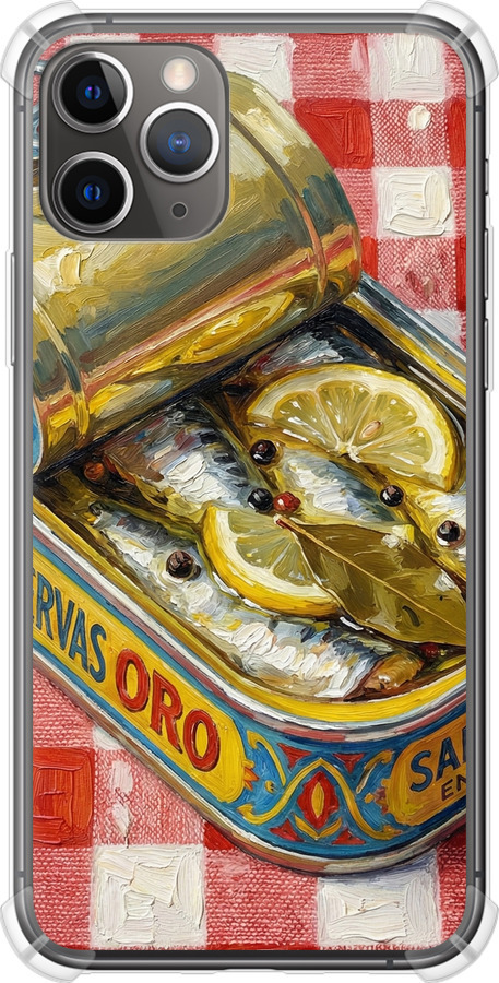 Vintage Sardine Tin Phone