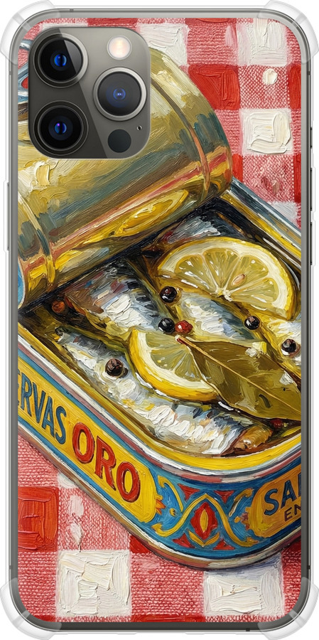 Vintage Sardine Tin Phone