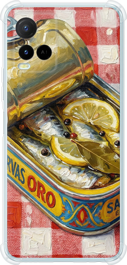 Vintage Sardine Tin Phone