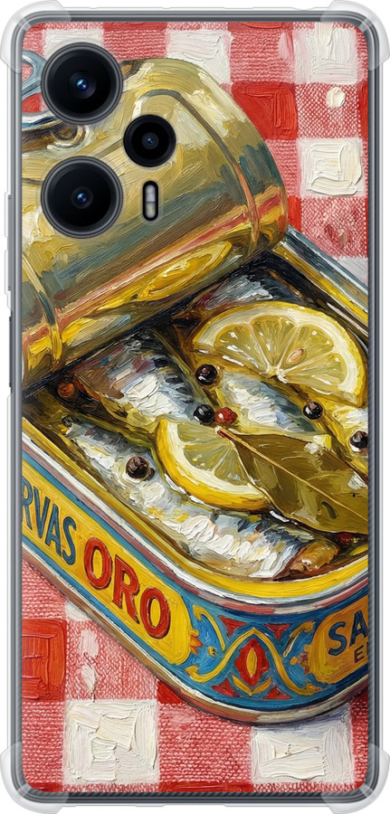 Vintage Sardine Tin Phone