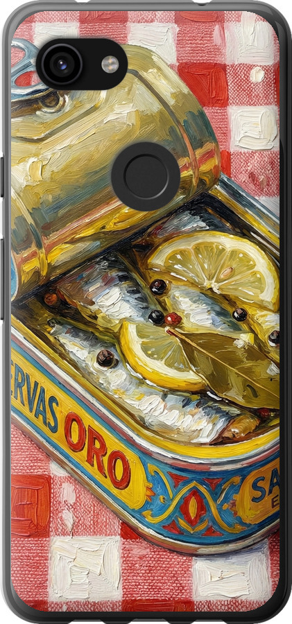 Vintage Sardine Tin Phone
