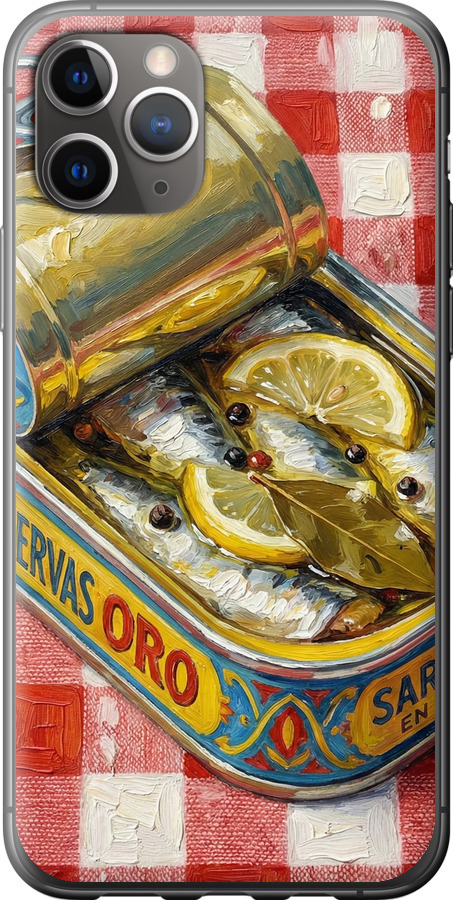 Vintage Sardine Tin Phone