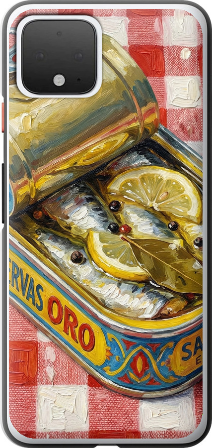 Vintage Sardine Tin Phone