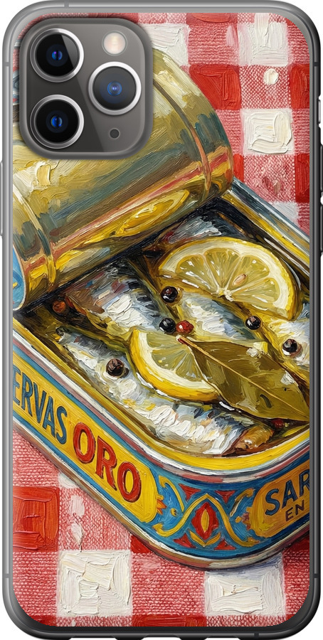Vintage Sardine Tin Phone