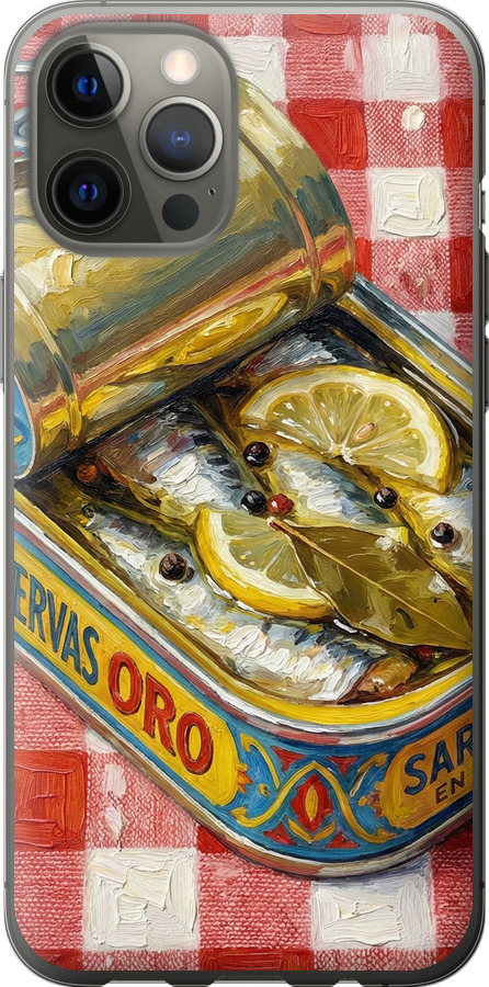 Vintage Sardine Tin Phone
