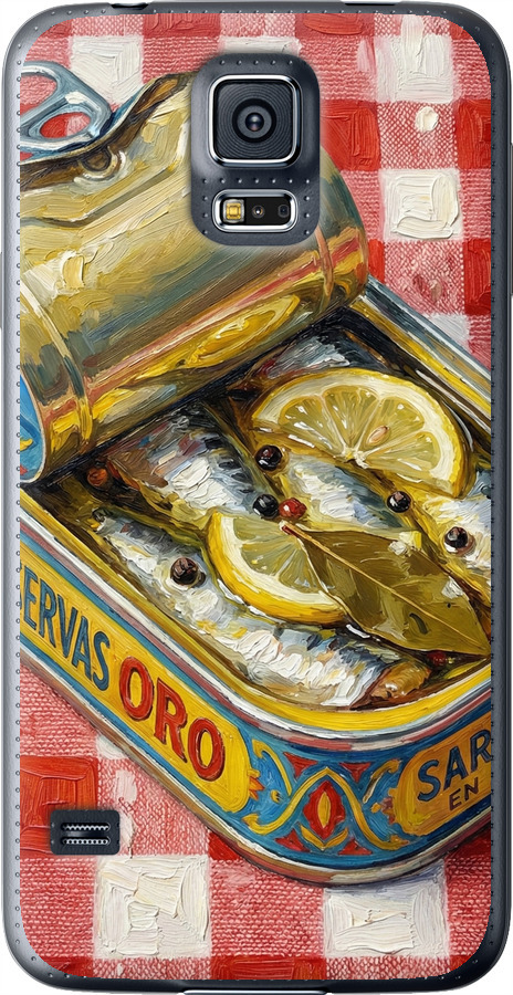 Vintage Sardine Tin Phone