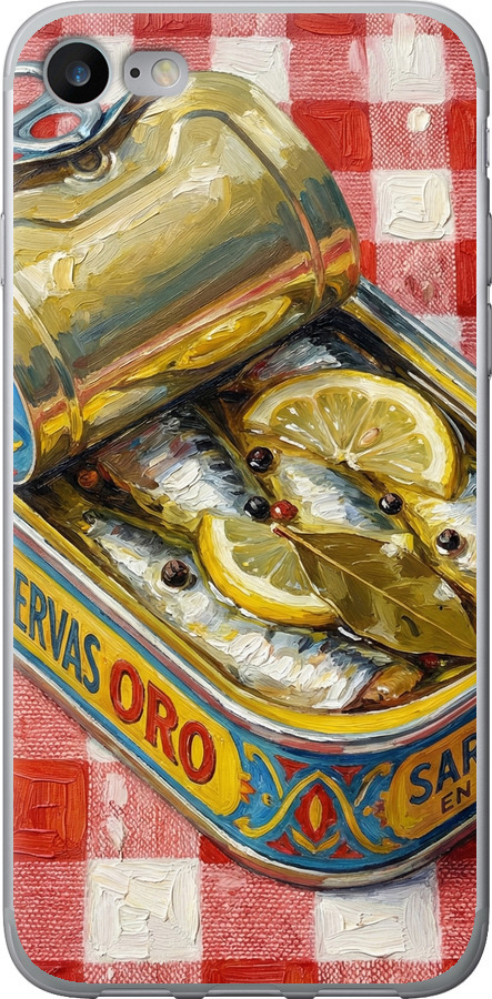 Vintage Sardine Tin Phone