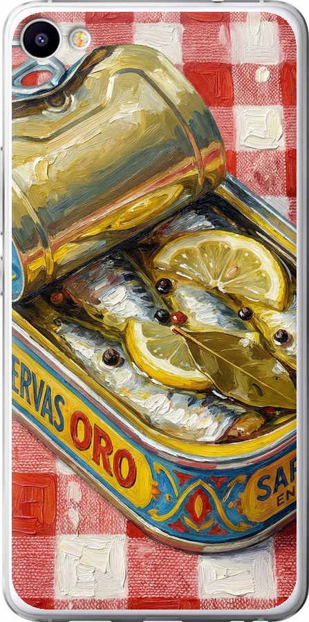 Vintage Sardine Tin Phone