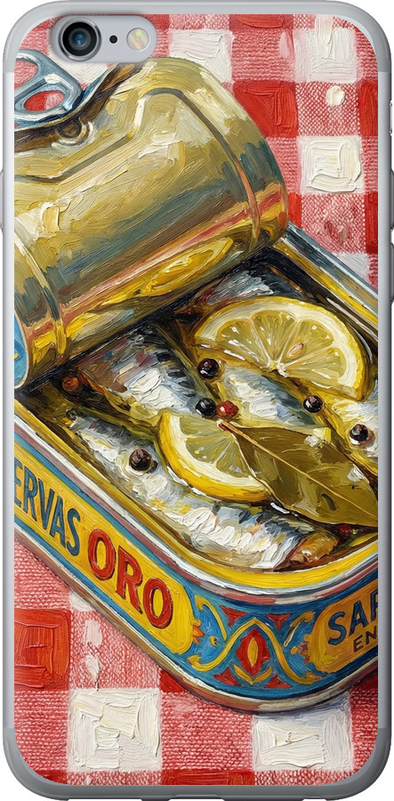Vintage Sardine Tin Phone