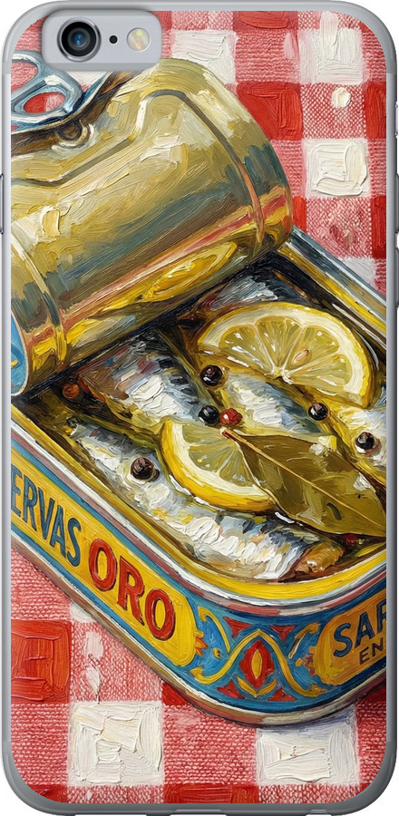 Vintage Sardine Tin Phone