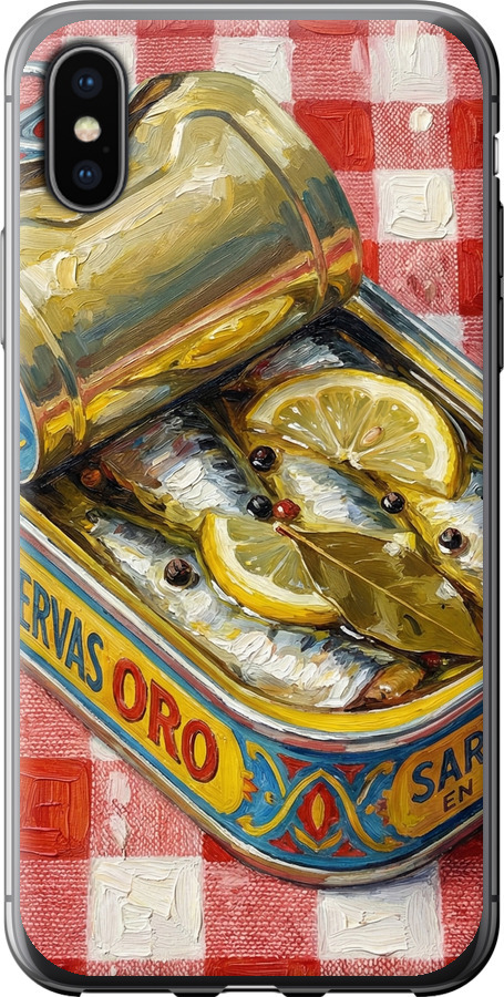 Vintage Sardine Tin Phone