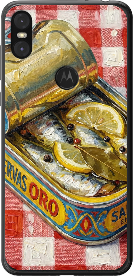 Vintage Sardine Tin Phone
