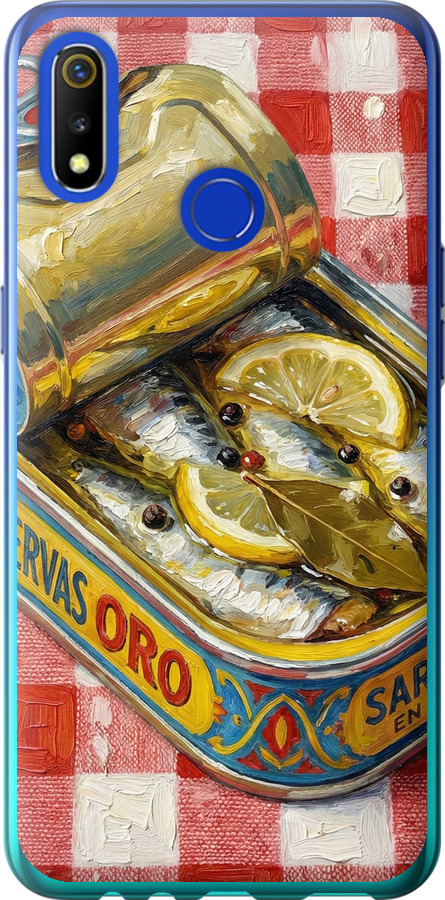 Vintage Sardine Tin Phone