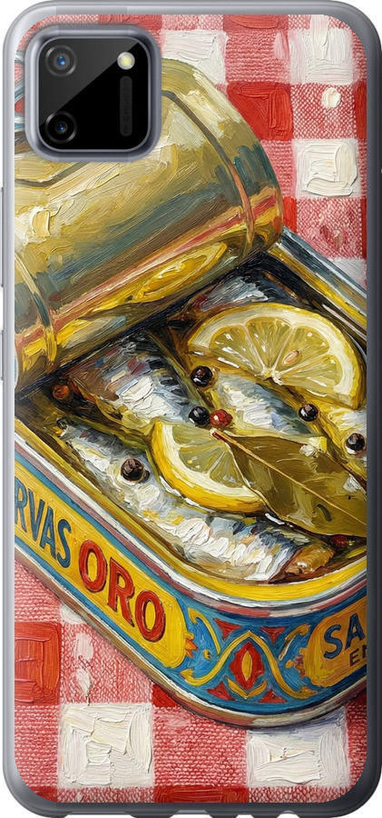 Vintage Sardine Tin Phone