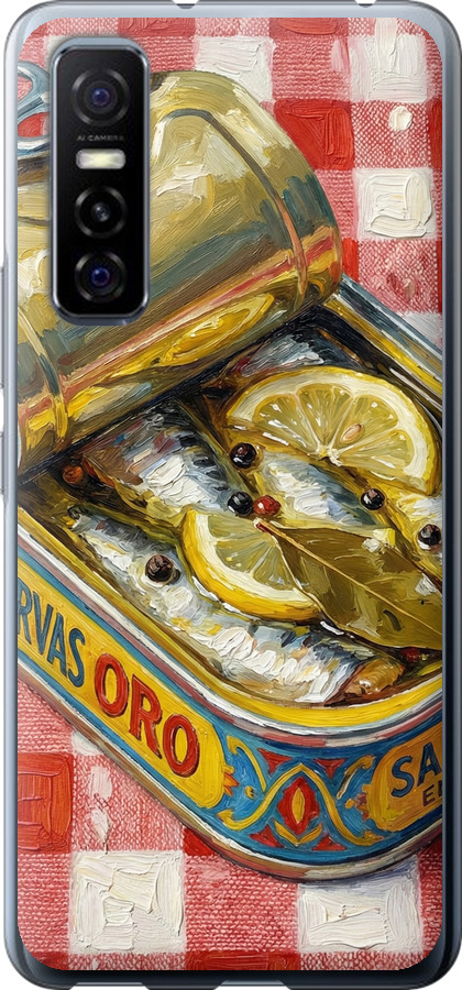Vintage Sardine Tin Phone
