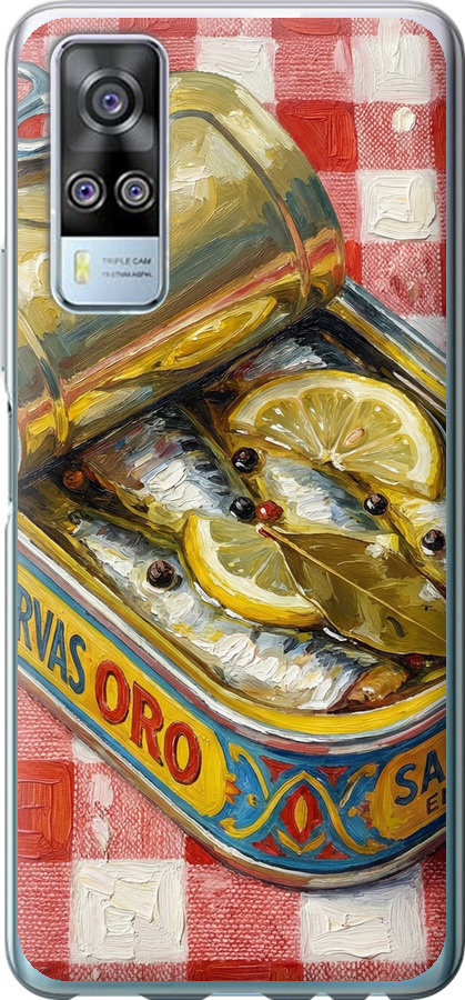 Vintage Sardine Tin Phone