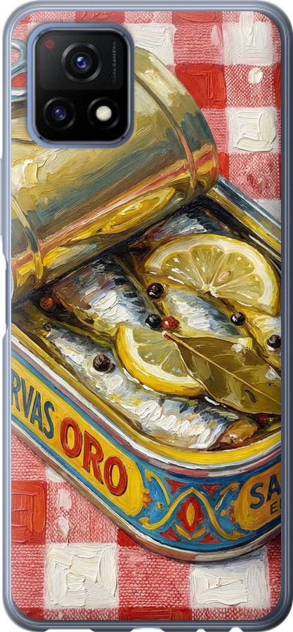 Vintage Sardine Tin Phone