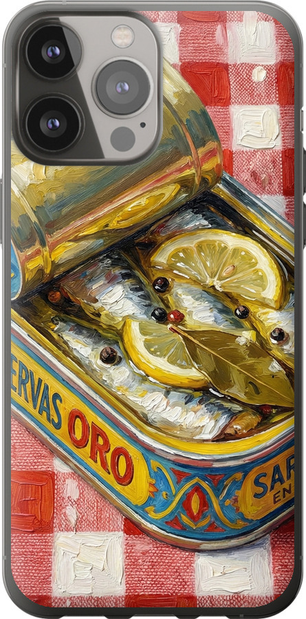 Vintage Sardine Tin Phone
