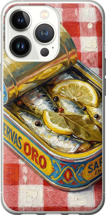 Vintage Sardine Tin Phone