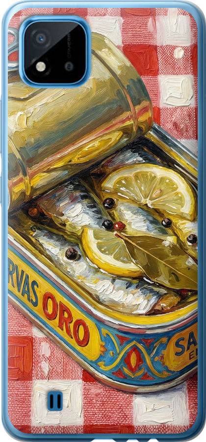 Vintage Sardine Tin Phone