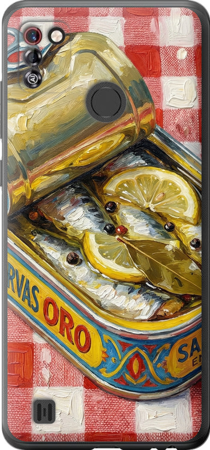 Vintage Sardine Tin Phone
