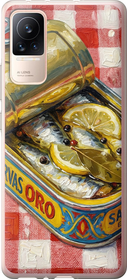 Vintage Sardine Tin Phone