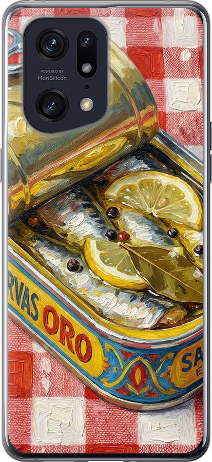 Vintage Sardine Tin Phone