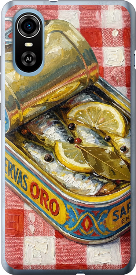 Vintage Sardine Tin Phone