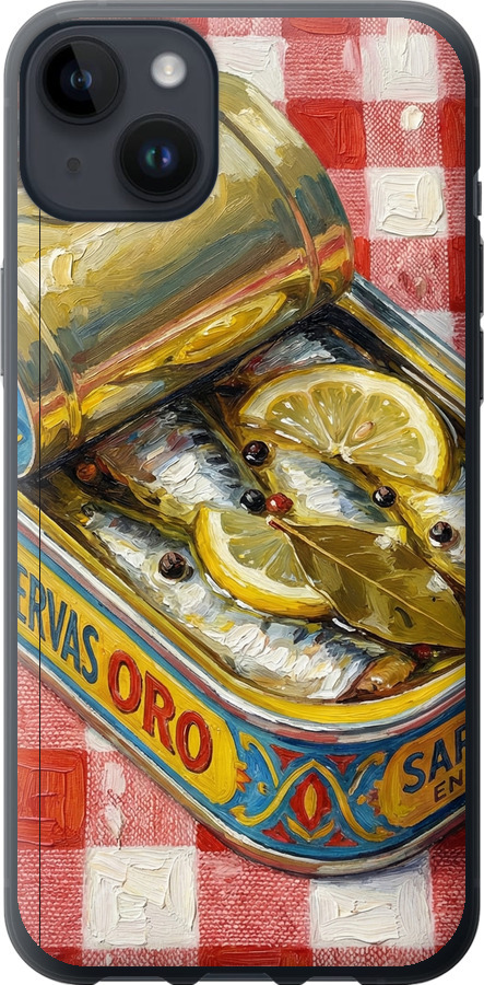 Vintage Sardine Tin Phone