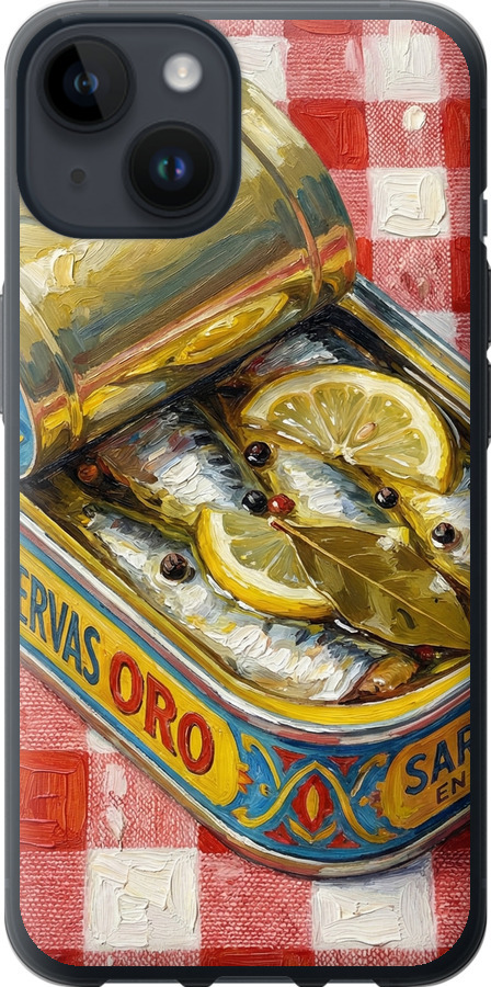 Vintage Sardine Tin Phone