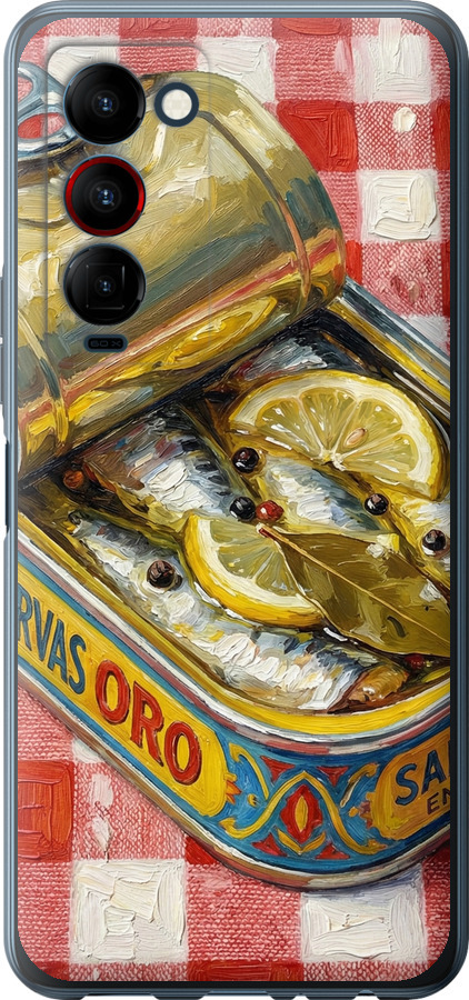 Vintage Sardine Tin Phone