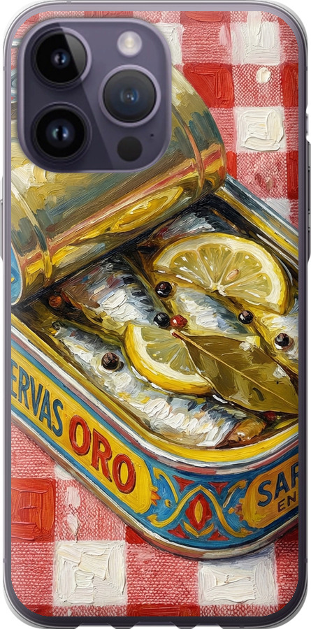 Vintage Sardine Tin Phone