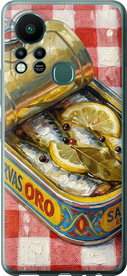 Vintage Sardine Tin Phone