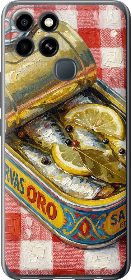 Vintage Sardine Tin Phone