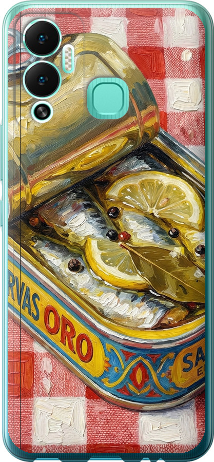 Vintage Sardine Tin Phone