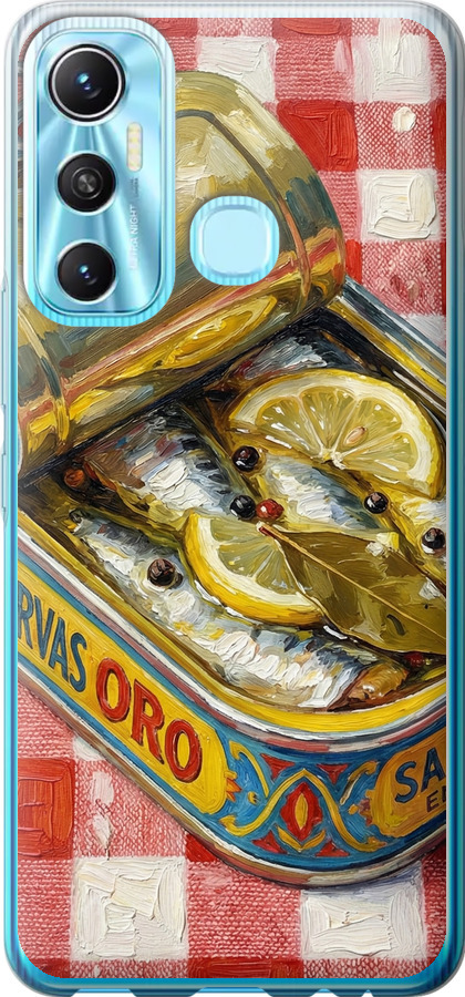 Vintage Sardine Tin Phone