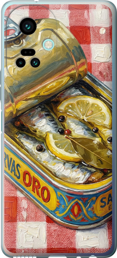 Vintage Sardine Tin Phone