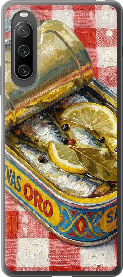 Vintage Sardine Tin Phone