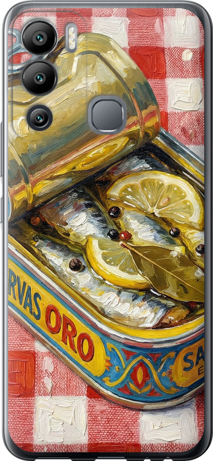 Vintage Sardine Tin Phone