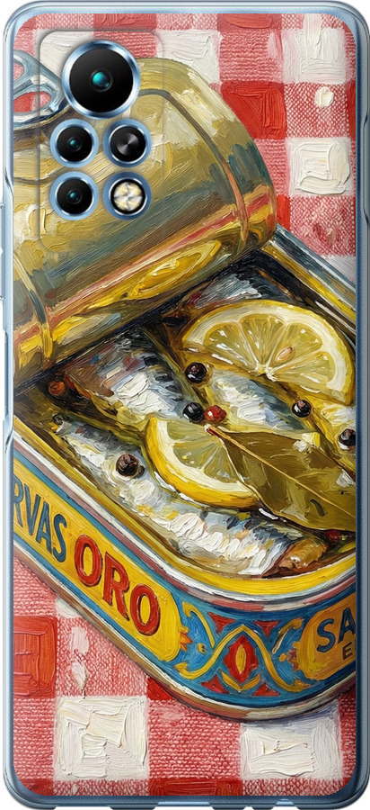 Vintage Sardine Tin Phone